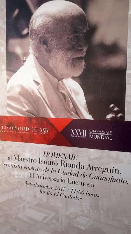 LA ASOCIACIÓN DE CRONISTAS RINDE HOMENAJE A SU FUNDADOR: DR. ISAURO RIONDA  A. EN SU TERCER ANIVERSARIO DE FALLECIMIENTO.