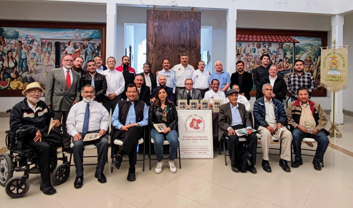 Los cronistas están organizados en Guanajuato  desde el mes de abril de 1993